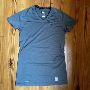 Nike Pro gray short sleeve running t-shirt SIZE XS